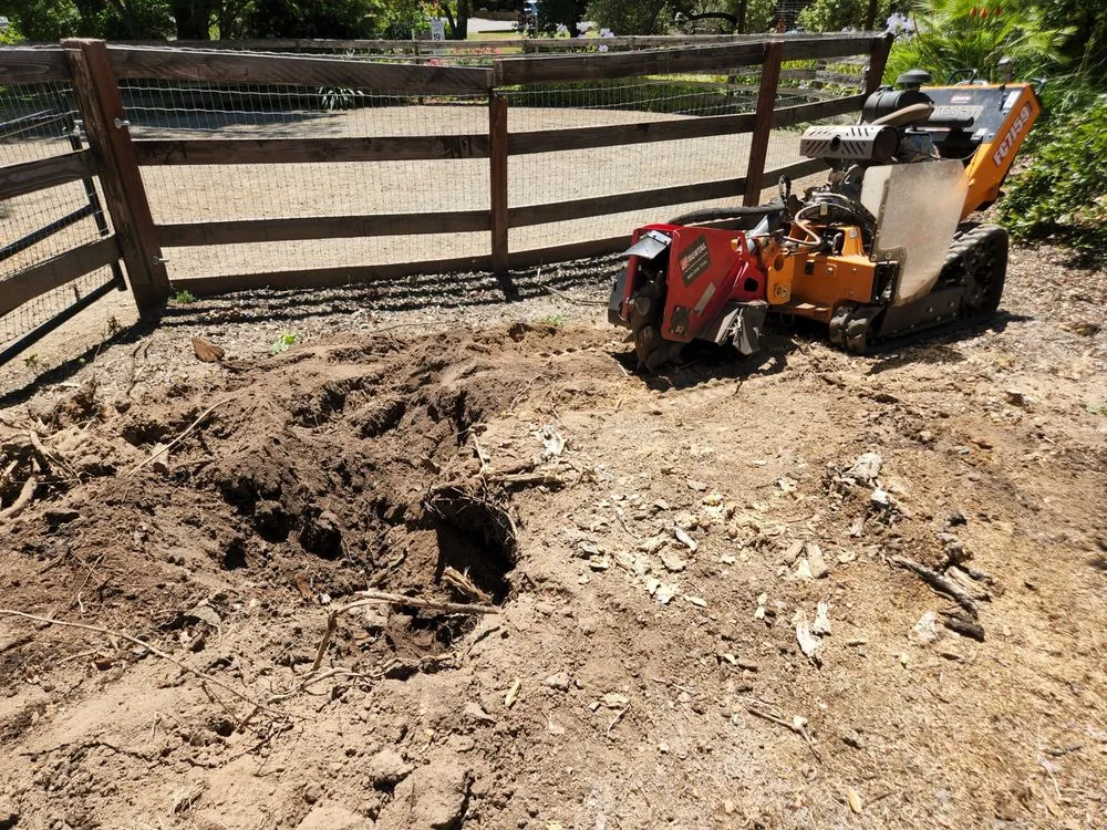 Land clearing and brush removal near Antelope, CA